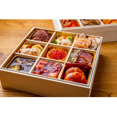 【代官山  ル・ジャポン】芽室町産食材使用 特製フレンチお節 ローストビーフ300g 山わさび付き