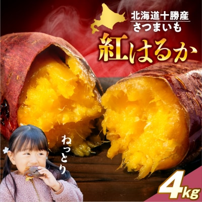 【先行受付】【10月上旬より配送】北海道十勝芽室産 さつまいも 紅はるか 4kg