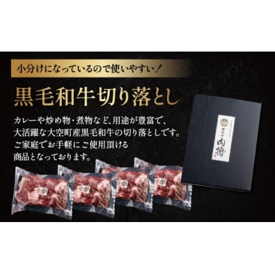 黒毛和牛(芝桜和牛)切り落とし 500g(250g×2)OSG013