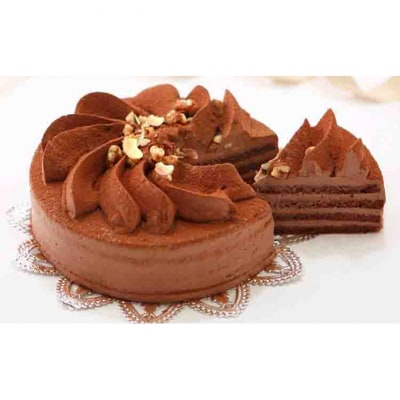 口どけなめらか生チョコケーキ 『フラワーショコラ』 北海道・新ひだか町のオリジナルケーキ