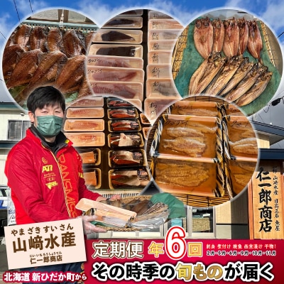 ＜定期便6回＞北海道産 旬のお魚 4~5種 お楽しみ定期便
