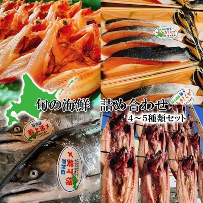 北海道産 旬の魚介 4～5種 お楽しみ詰め合わせ セット