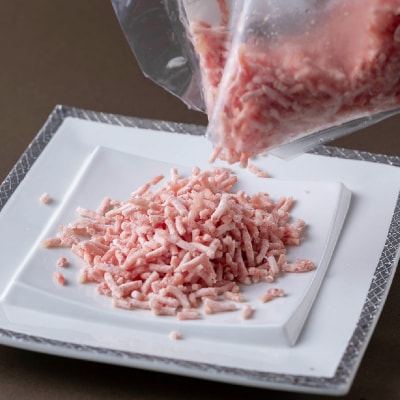 北海道産健酵豚 パラパラひき肉 計1.2kg(400g×3パック)
