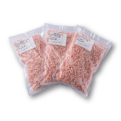 北海道産健酵豚 パラパラひき肉 計1.2kg(400g×3パック)