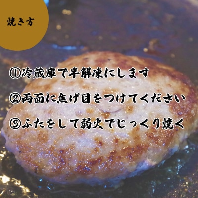 北海道産 黒毛和牛 みついし牛 と 道産豚 のハンバーグ10個 計1kg
