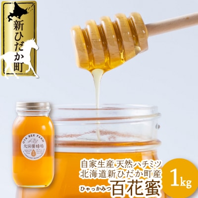 北海道産天然はちみつ 百花蜜1kg