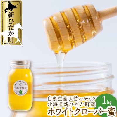 北海道産天然はちみつ ホワイトクローバー蜜1kg