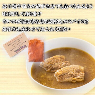 北海道産スープカレー 厚切りポーク 4食
