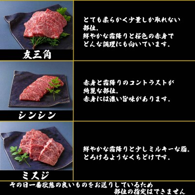 北海道産 黒毛和牛 こぶ黒 A5焼肉おまかせ希少部位1種 500g 【LC】