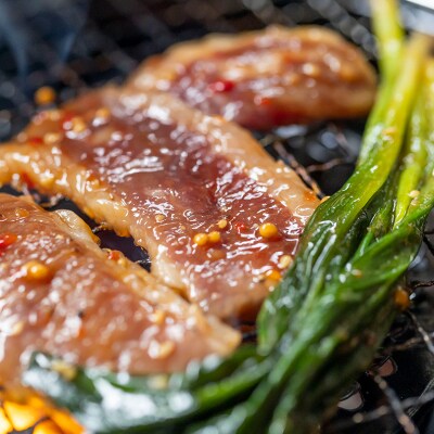 北海道産 黒毛和牛 こぶ黒 行者にんにく 味付けカルビ 計600g(300g×2パック)