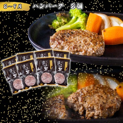 【定期便4回】北海道産 黒毛和牛 こぶ黒 A5贅沢わくわく定期便