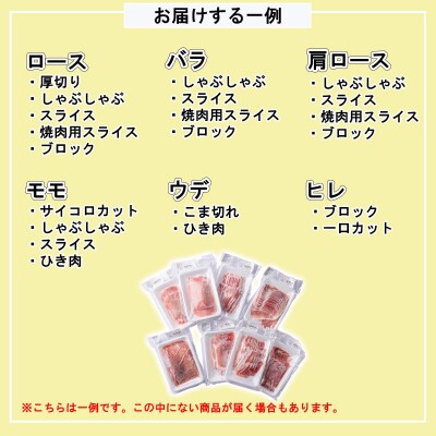 ＜定期便6回＞北海道産健酵豚 お楽しみ福袋(精肉詰め合わせ) 隔月各2kg以上(7～8パック)