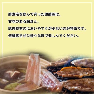 ＜定期便6回＞北海道産健酵豚 お楽しみ福袋(精肉詰め合わせ) 隔月各2kg以上(7～8パック)