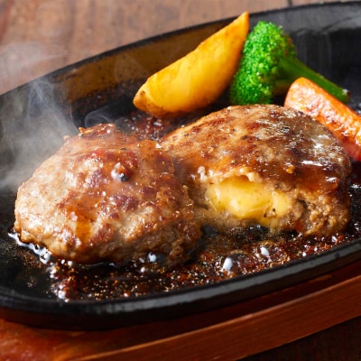 北海道産黒毛和牛 こぶ黒チーズインハンバーグ 20個　【LC】