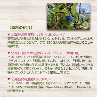 北海道産ハスカップ/トマト/ブラックベリー発酵酢 SUNOMOナチュール原液タイプ 200ml×3本