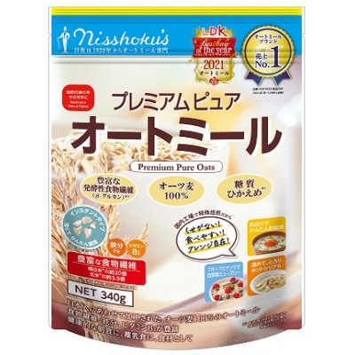 プレミアムピュア　オートミール「インスタントタイプ」(340g×12袋)【A02】