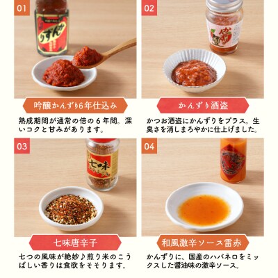 唐辛子の発酵食品『かんずり』堪能セット 新潟県妙高市