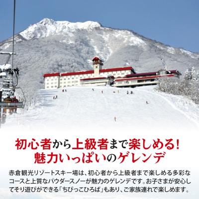 赤倉観光リゾート(2025-2026シーズン)スキー場リフト&ゴンドラ1日引換券