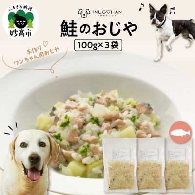 ワンちゃん用　鮭のおじや　100g×3袋入 