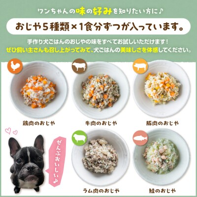 ワンちゃん用おじや5食セット　【150g×5袋】