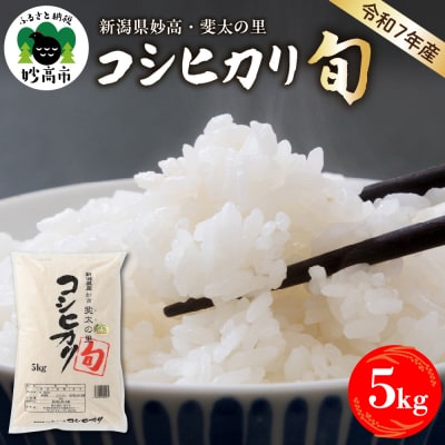 【2026年7月中旬発送】【令和7年産米】新潟県妙高産斐太の里コシヒカリ旬5kg