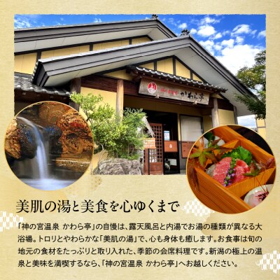 神の宮温泉　かわら亭　館内利用券30,000円分