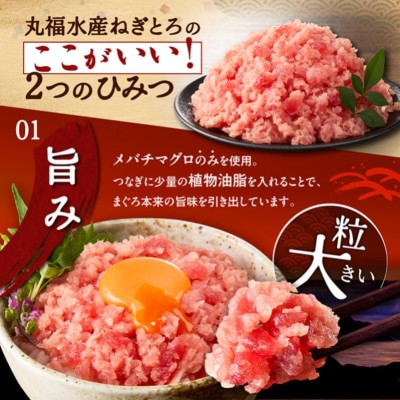 三崎の本格派ねぎとろ 計1kg