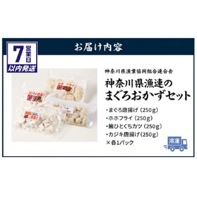 神奈川県漁連　まぐろおかずセット【からあげ・ひとくちカツ・ホホフライ】