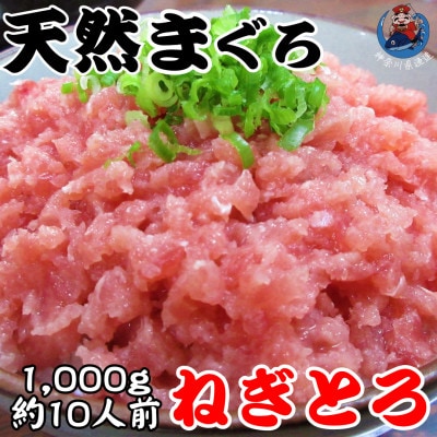 神奈川県漁連　天然マグロ　ネギトロ　1kg(500g×2パック)