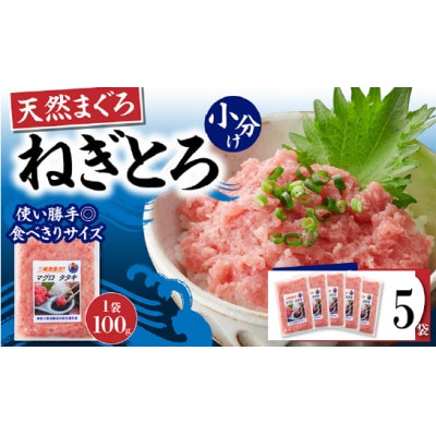 天然まぐろネギトロ500g(100g×5パック)【神奈川県漁連】