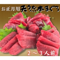 【お正月用】本まぐろ赤身2柵(2023年12月28日以降に発送)2～3人前