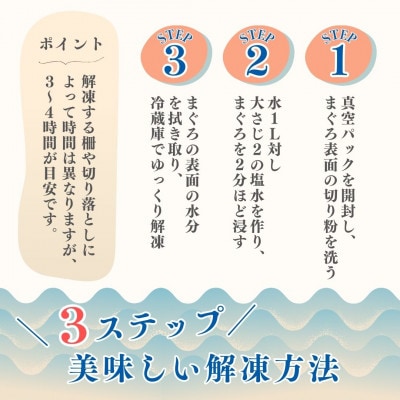 天然まぐろ三昧ベストセラー5種計720g (目鉢中トロ/赤身/すきみ、漬けまぐろ、まぐろの角煮)