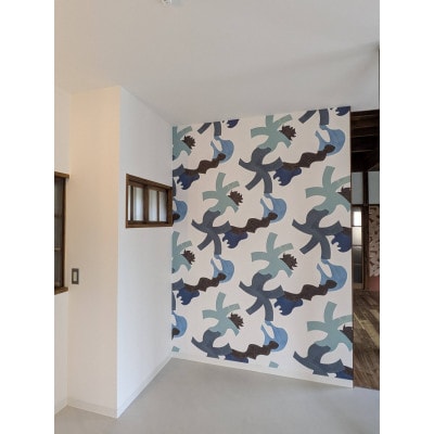 三浦・三崎発のクラフト壁紙ブランド《うらうらうら》「漂着2」小澤真弓作 1枚