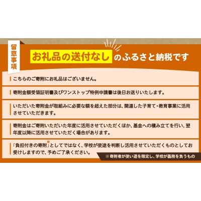 【返礼品なし】【母校応援 ふるさと寄付金事業】名向小学校(1,000円)