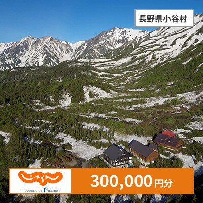 【じゃらんふるさと納税クーポン】 長野県小谷村でつかえる300,000円 クーポン
