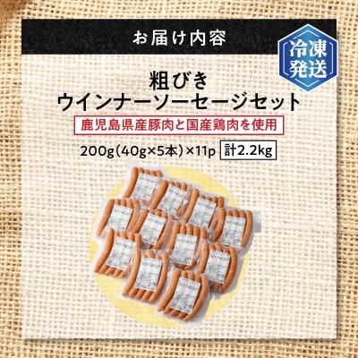 訳あり粗びきウインナーソーセージセット　K161-001