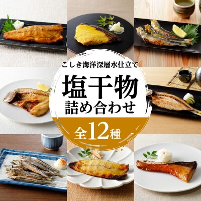 こしき海洋深層水仕立て 塩干物 12種 詰め合わせ(FS-02)　K065-002