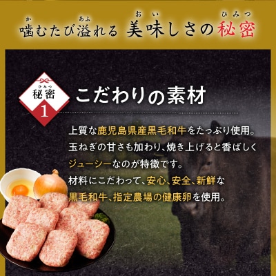 黒毛和牛手ごね生ハンバーグ(自家製ソース付)　K183-001
