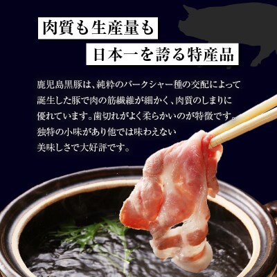 鹿児島黒豚スライスセット 計1.8kg(B-2701)　K127-002