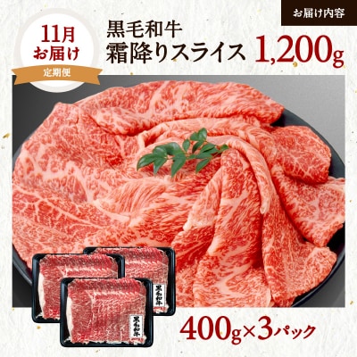 【全3回】黒毛和牛薄切りスライス3.6kg　K098-T01