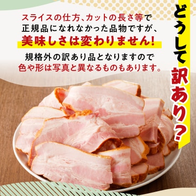 【 期間限定 生活応援 】 訳あり 切り落としベーコン8P　K161-010