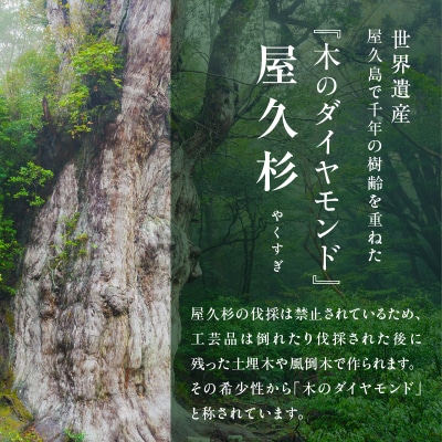 屋久杉 高級一膳箸 男性用(23cm)　K042-009_2