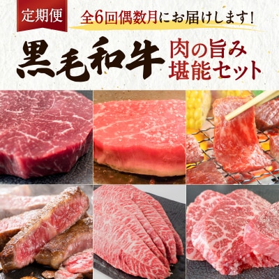 【全6回】黒毛和牛の肉の旨み堪能セット　K098-T04