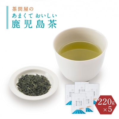 茶問屋の鹿児島茶 5本セット　K112-006