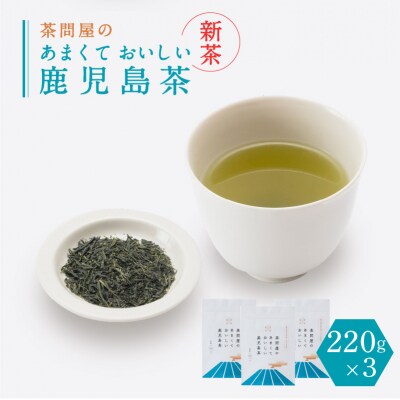 【新茶】2025/6/30まで!茶問屋の鹿児島茶 3本セット　K112-005_shincha