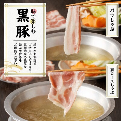 【5営業日以内に発送】鹿児島県産黒豚お徳用 4種詰合せ(1.8kg)　K134-009