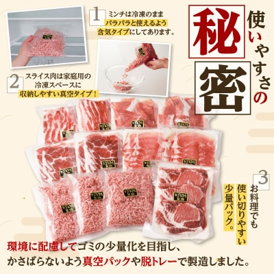 【5営業日以内に発送】鹿児島県産黒豚お徳用 6種詰合せ(2.5kg)　K134-011_cp