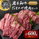 鹿児島県産黒毛和牛おまかせ焼肉600g 　K208-015