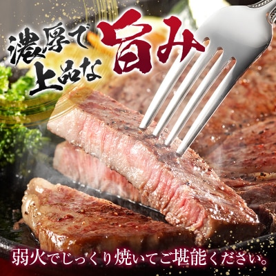 鹿児島県産黒毛和牛ロースステーキ360g　K002-047