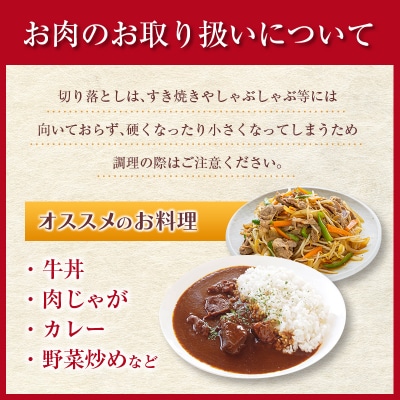 鹿児島県産黒毛和牛切落し900g　K002-049